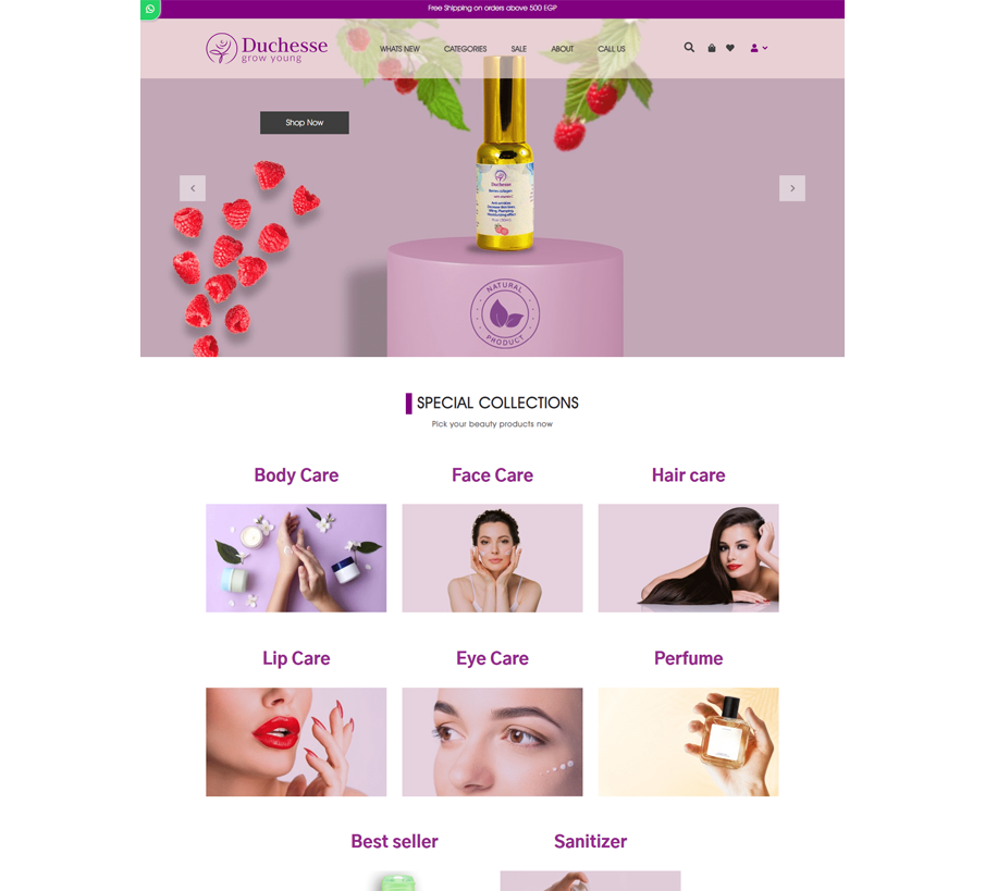 duchesse skin care